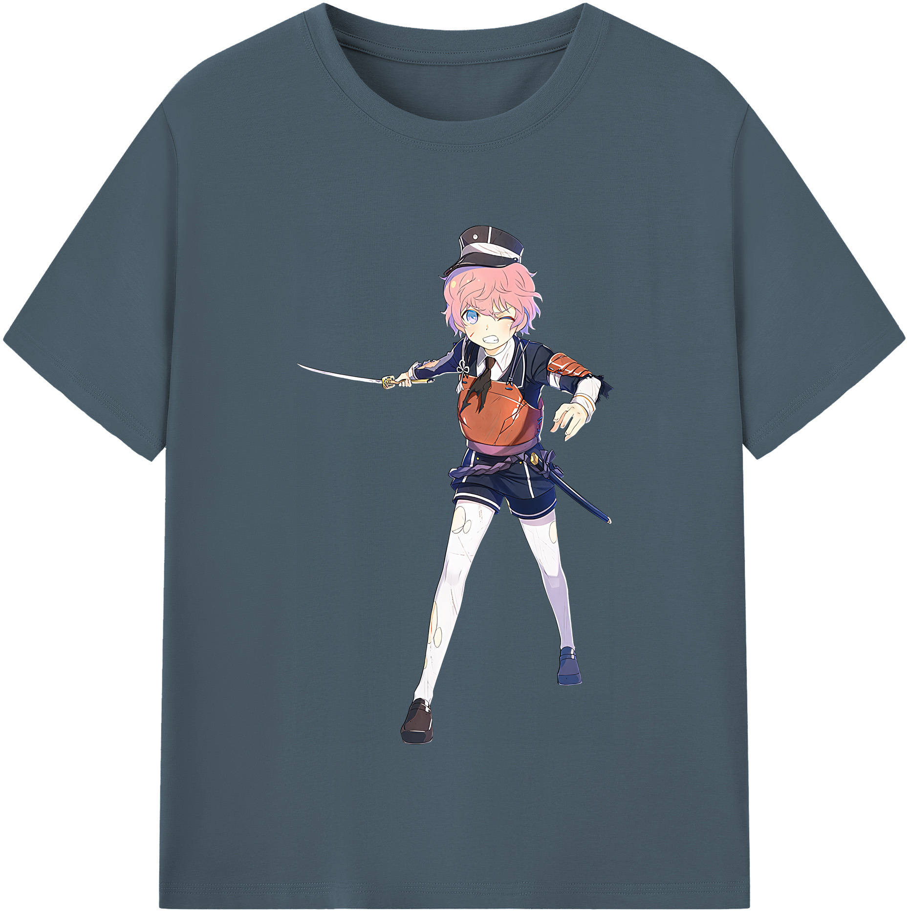（画像用） 刀剣乱舞 Touken Ranbu 綿100％半袖Tシャツ（フロントプリント）